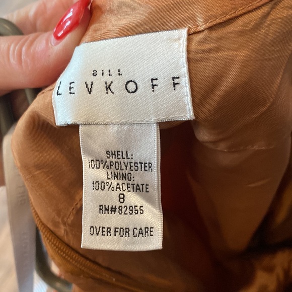 Absolutely beautiful rust colored Dress  size 8 - Picture 8 of 9